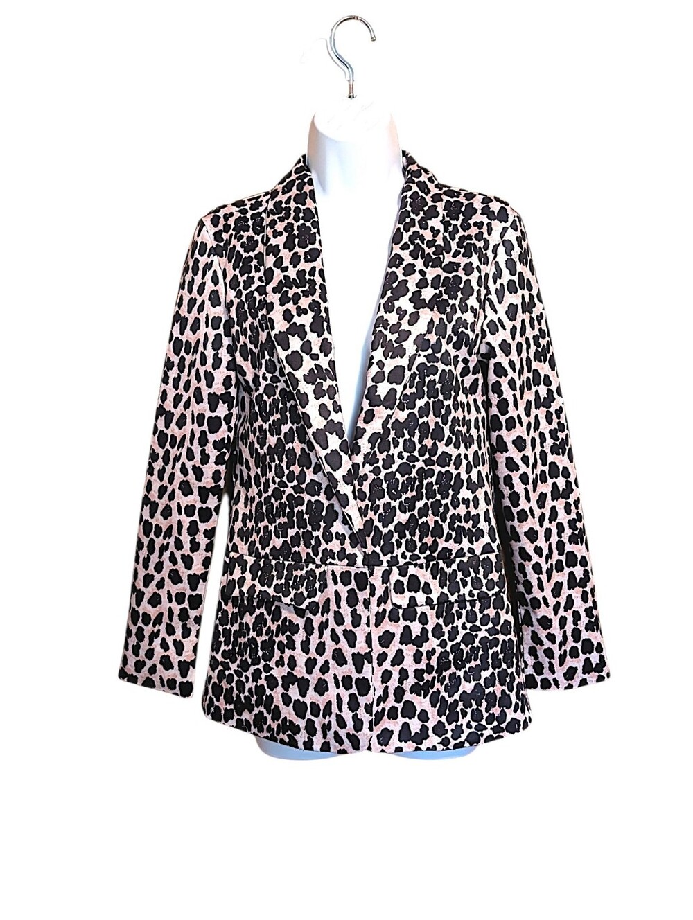 Angashion Animal Print Blazer
